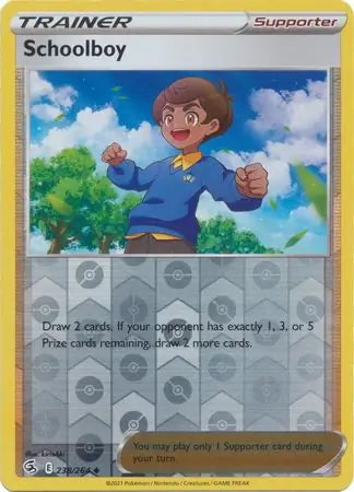 Fusion Strike Schoolboy #238/264 reverse holo